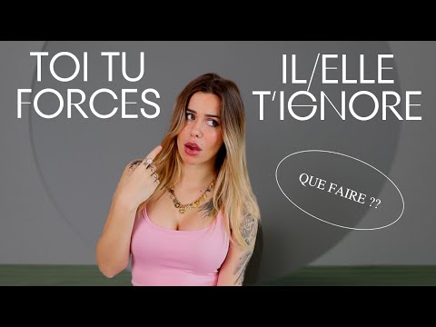 TU T'ACCROCHES À QUELQU'UN QUI T'OUBLIE
