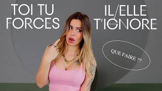 TU T'ACCROCHES À QUELQU'UN QUI T'OUBLIE