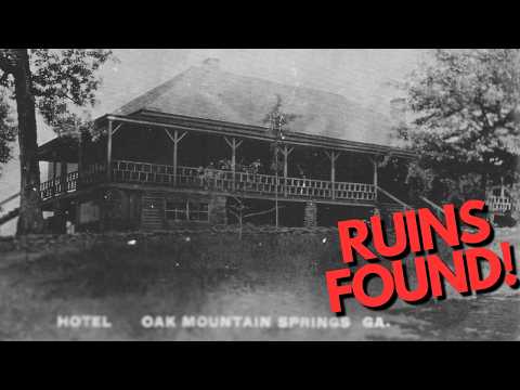 RUINS FOUND! Massive 175 YEAR OLD Spring Resort Pool Discovered in Georgia Woods