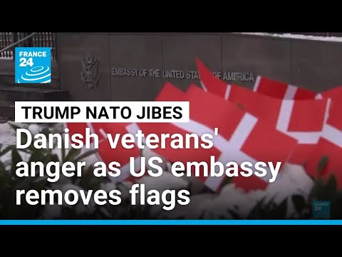YouTube video thumbnail: US Embassy Angers Danish Veterans by Removing Flags