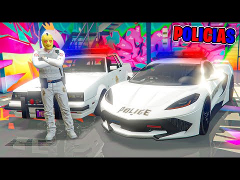 TUNEANDO LOS 2 NUEVOS COCHES de POLICIA🚓 en GTA 5 Online! (TUNEO)