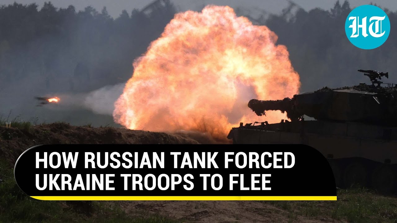 Russian Drones Hunt, Tank unleashes ‘Hell Fire’ on Ukraine Troops in the Woods