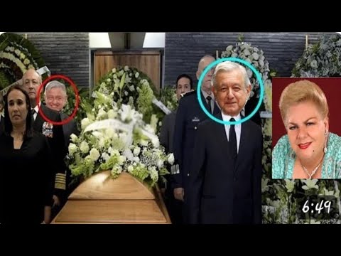 AMLO As1ste al fun3ral de Paquita la del barrio y Pas0 alg0 extr4ñ0