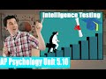 Exploring Psychometric Principles and Intelligence Testing