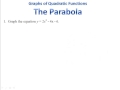 Understanding Parabolas and Quadratic Functions