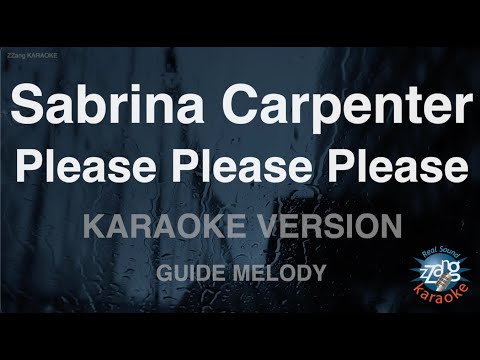 Sabrina Carpenter-Please Please Please (Melody) (Karaoke Version)