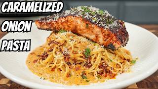 The Creamiest Salmon Pasta You'll Ever Make (The Secret is Caramelized Onions)