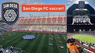 Khayle watches San Diego FC soccer!