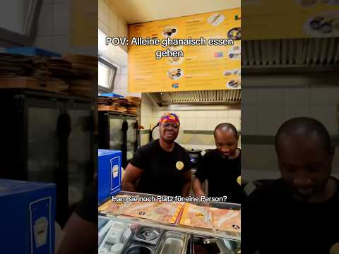Wart ihr schon mal alleine ghanaisch essen? #pov #alleine #ghana #essen #fürdich #restaurant #fyp