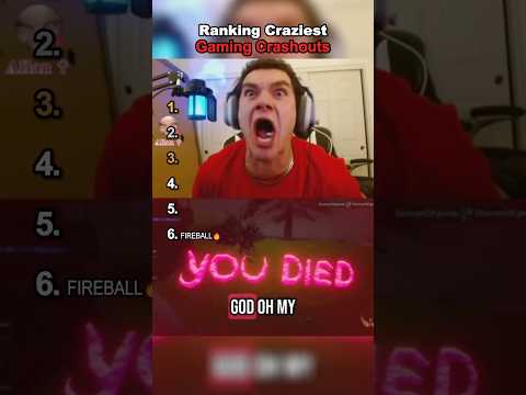 Ranking Craziest Gaming Crashouts 🎮💥