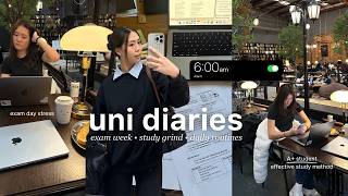 Productive days at university | 6AM routine, finals week, exam day stress, A+ student study advice