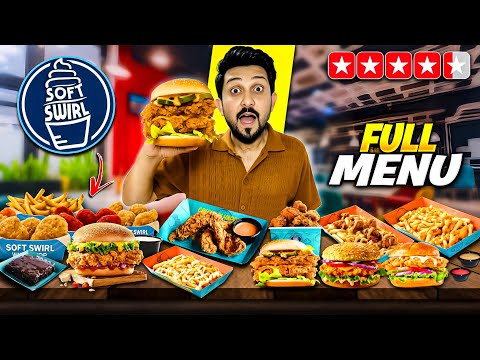 We Ordered Entire ( FastFood ) Menu of Soft Swirls - Challenge