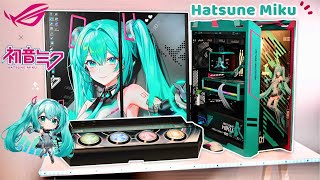 🍎 My Craziest PC Build | ROG × Hatsune Miku Epic Build, Aesthetic Setup 🎁