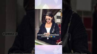 Selena Gomez having breakfast with husband and family🥣#selenagomezbennyblanco#fyp#shorts#food#love