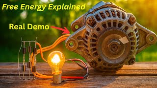 No Battery, No Trick – Just Pure Free Energy from an Alternator