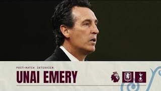"We tried to react" | Unai Emery's post match reaction to Spurs loss 🗣️