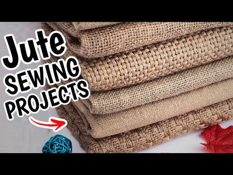 Jute Sewing Projects |  amazing ideas with jute