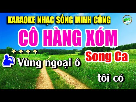 Cô Hàng Xóm Karaoke Nhạc Sống Song Ca Dễ Hát Nhất | Tuyển Chọn Giai Diệu BOLERO Cực Kỳ Hay