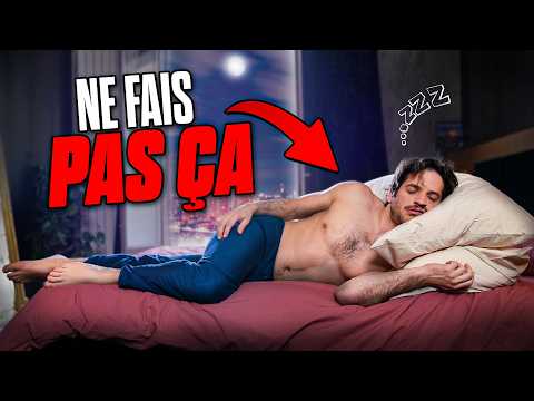 Ces 5 mauvaises habitudes à eviter pendant ton sommeil