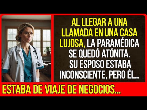 Al llegar a una llamada en una casa lujosa, la paramédica se quedó atónita. Su esposo estaba...