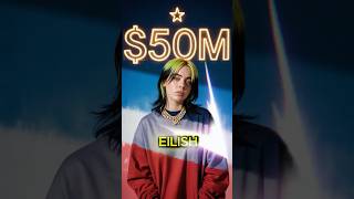 Billie Eilish Net Worth 2025 💰 | $50 Million Story of a Pop Queen 🇺🇸 #billieeilish
