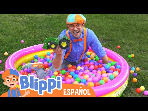 Aprende con pelotas de colores ️‍🌈| Blippi Español | Videos educativos para niños | Aprende y Juega