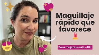 💄MAQUILLAJE SENCILLO y favorecedor para mujeres de MÁS de 40 | Look fresco de verano