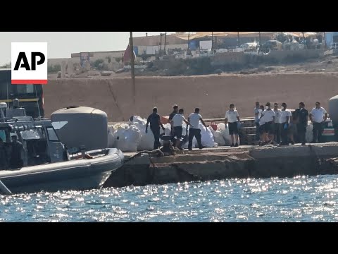 YouTube video thumbnail: Boat Carrying Nearly 100 Migrants Capsizes off Italy, Killing at Least 26