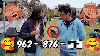 PIDIENDO NUMEROS A CHICAS DE LA PUCP