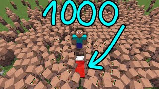 how to sleep with 1000 villagers on 1 Bed