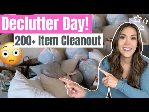 EXTREME DECLUTTER DAY 😲  Hidden Clutter & Decluttering Journey Tips