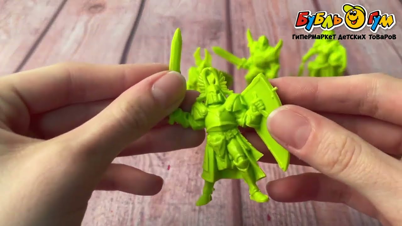 Набор солдатиков Битвы Fantasy Паладины в ассортименте - видео