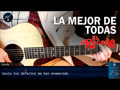 Como tocar La Mejor De Todas en Guitarra | Banda el Recodo Tutorial Acordes Christianvib