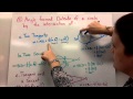 Circle Geometry Angle Relationships