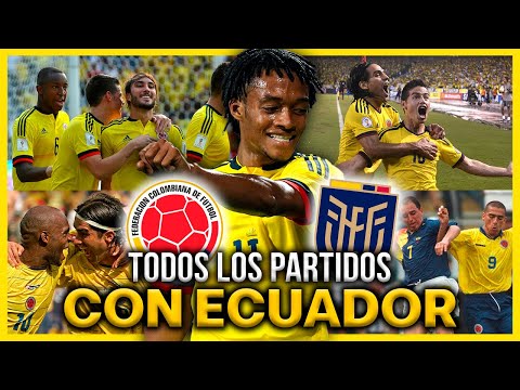 🔥TODOS LOS PARTIDOS de COLOMBIA vs ECUADOR en ELIMINATORIAS a MUNDIALES🌎🏆| CAMILO MD