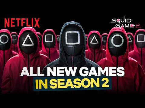 Squid Game Season 2: ALL New Games | Hindi Dub | Netflix India