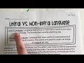 Understanding Non-Literal Language Concepts