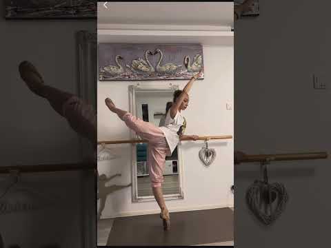 Ballet Barre Workout in my new warmups by Bianca Badea Intermezzo Ambassador