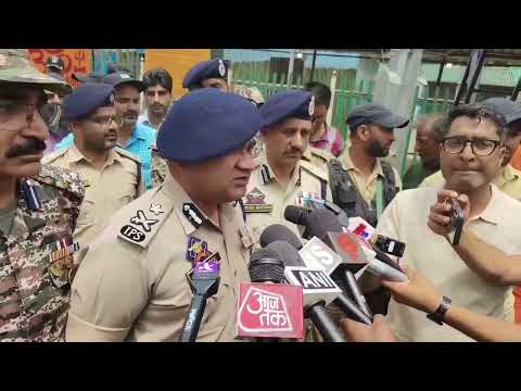 IGP Kashmir V.K. visits Nunwan Base Camp Pahalgam Ahead of Amarnath Yatra 2025 .