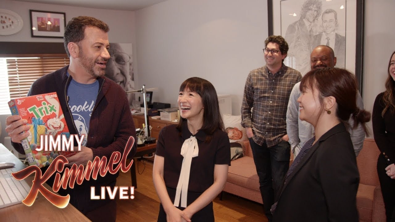 Marie Kondo Helps Jimmy Kimmel Tidy Up