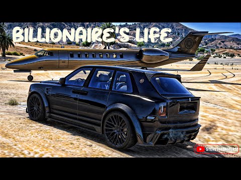 GTA 5 MODS LET'S GO TO WORK BILLIONAIRE'S LIFE DAY 2