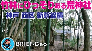 【BRIEF#09】竹林に ひっそりある荒神社｜神戸 西区 新幹線横 〜 お昼間でもちょっと怖い場所 Part 2 !?