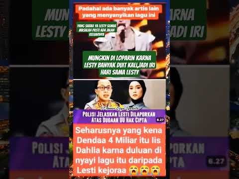 Lesty di laporkan ke polisi karena UU hak cipta #lestikejora #shorts #beritaartis