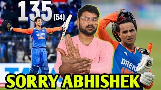 ABHISHEK SHARMA mujhe maaf karna| IND vs ENG 5th T20 match highlights