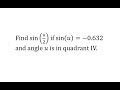 Trigonometric Functions and Reference Triangles
