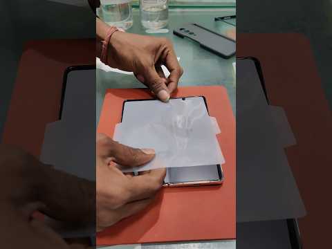 (PART 2) Samsung galaxy fold 5 full body membrane how to apply membren skin #viralshort #viralvideo