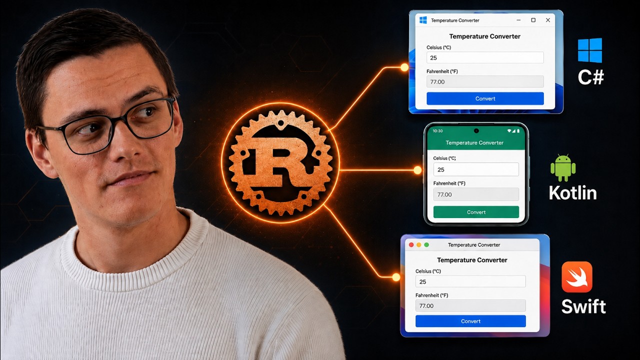 How I Build Native Apps for Windows, macOS, iOS & Android video thumbnail