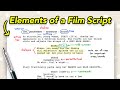 Script Formatting and Elements