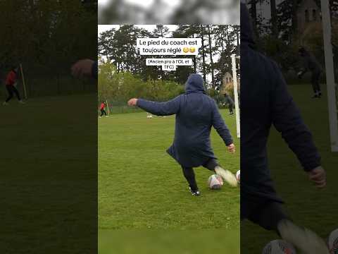 Le pied du coach est toujours réglé 😳🤣