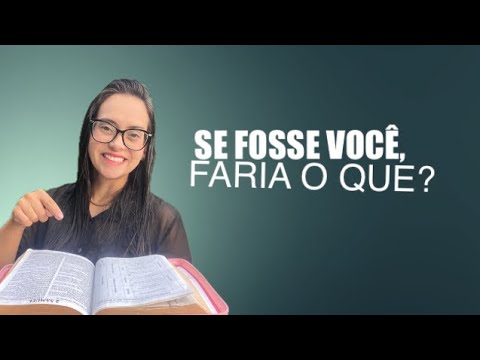 2 Samuel 1 Se fosse você faria o que?